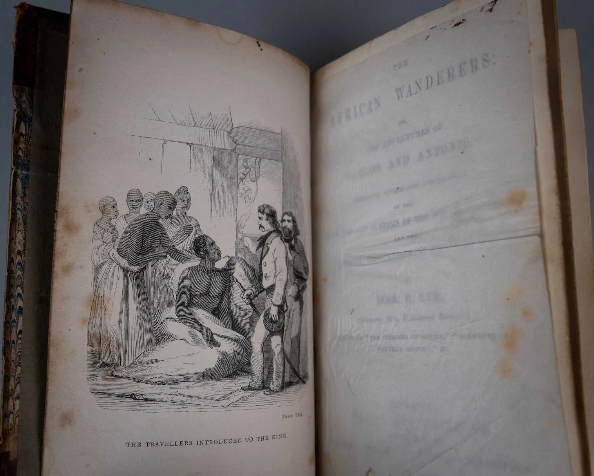 1847 The African Wanderers by Mrs. R. Lee. First Edition. Scarce Work.