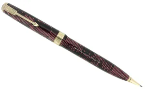 1940 PARKER SENIOR MAXIMA VACUMATIC BURGUNDY PEARL MECHANICAL PENCIL RESTORED
