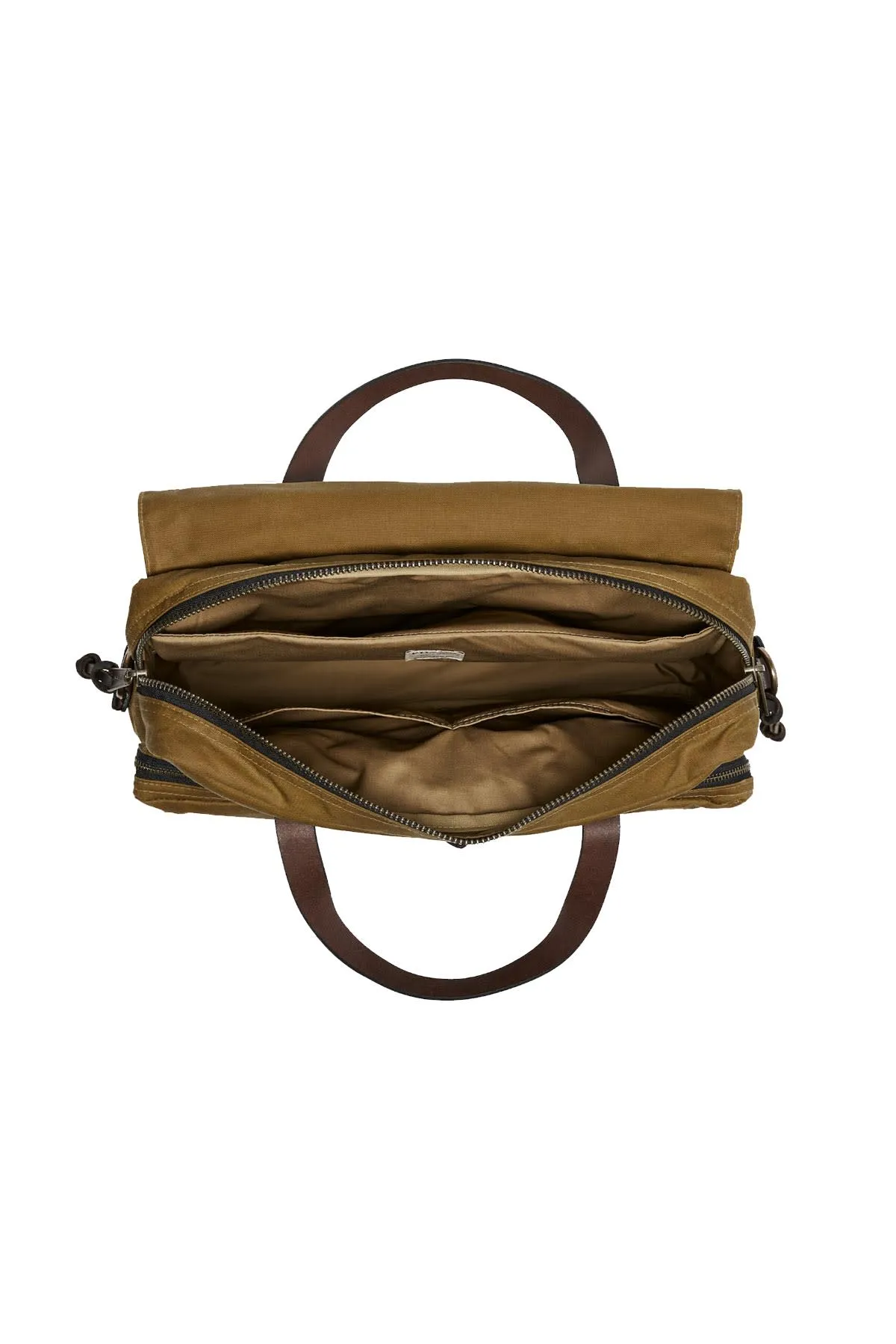 24 HOUR TIN BRIEFCASE Dark Tan