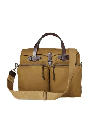 24 HOUR TIN BRIEFCASE Dark Tan