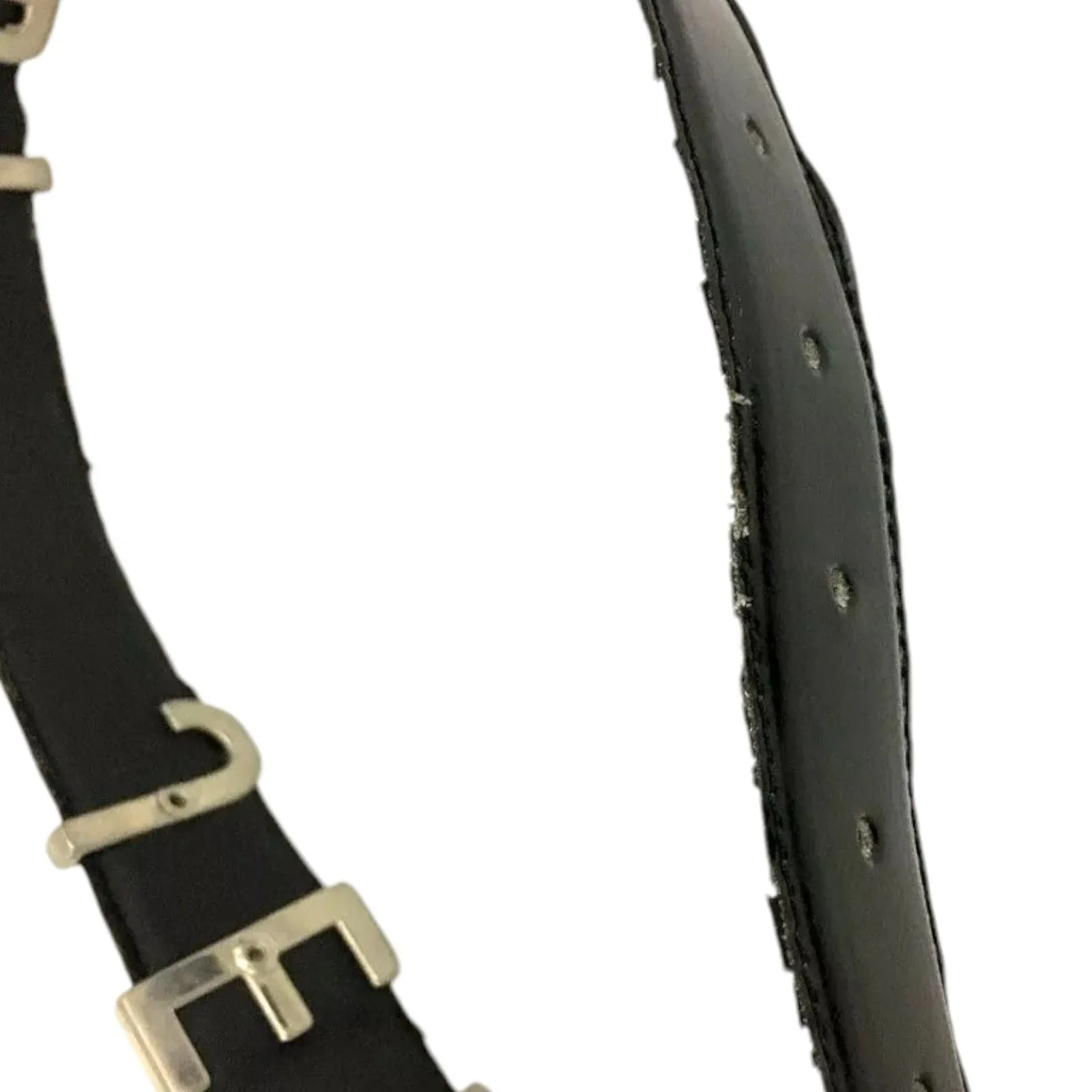 559149AS (S1) Fendi Belt Black Leather