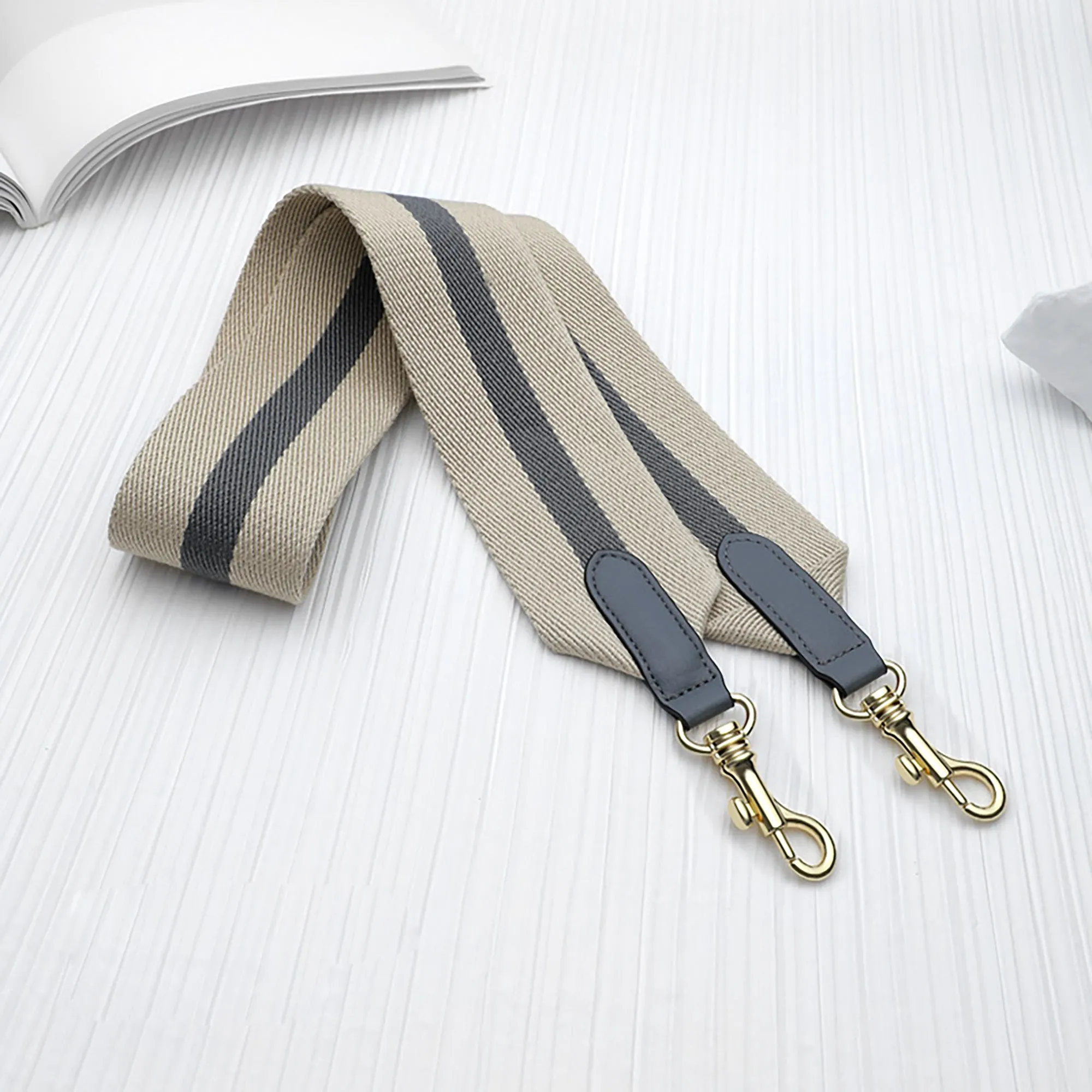 6.3cm canvas shoulder bag strap for evelyn bag, bag strap for birkin bag,crossbody strap for Kelly bag can be custom the length
