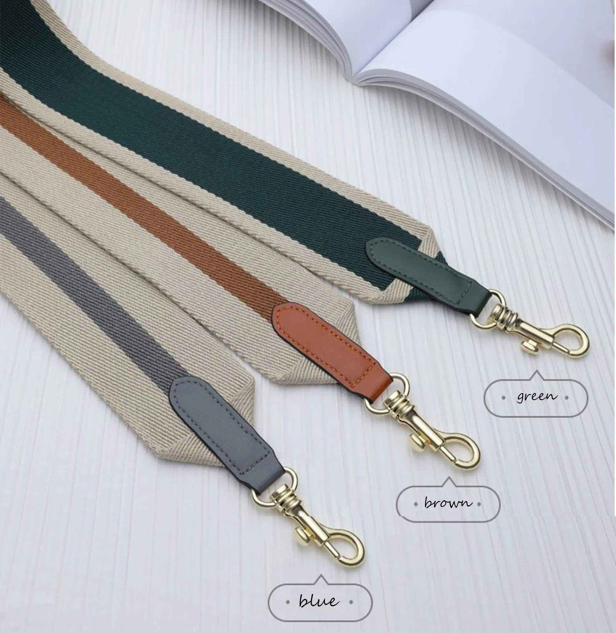 6.3cm canvas shoulder bag strap for evelyn bag, bag strap for birkin bag,crossbody strap for Kelly bag can be custom the length