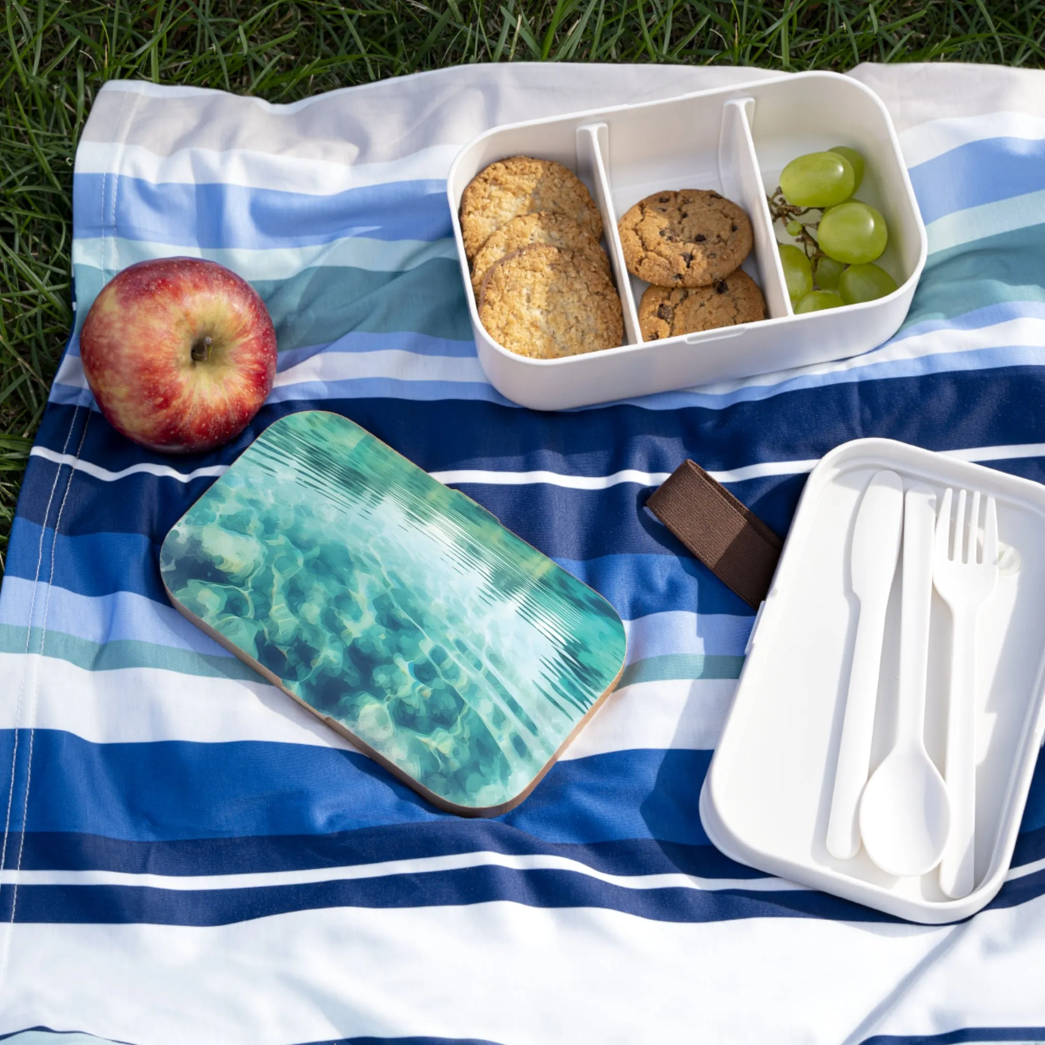 A crystal clear sea Bento Lunch Box