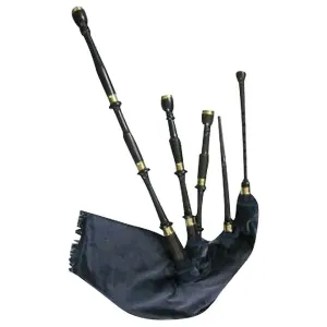 African Black wood Great Highland Bagpipe Chalice Top