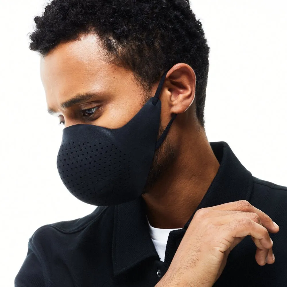 Airpop Original Reusable Face Mask, 4 Replacement Filters Included, Multi Layer Face Covering, Adjustable Mask with Carry Bag, Black