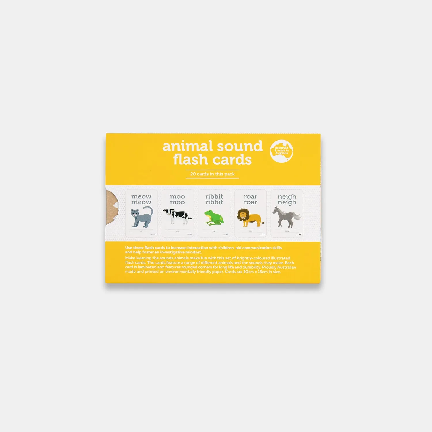 Animal Sound Flash Cards