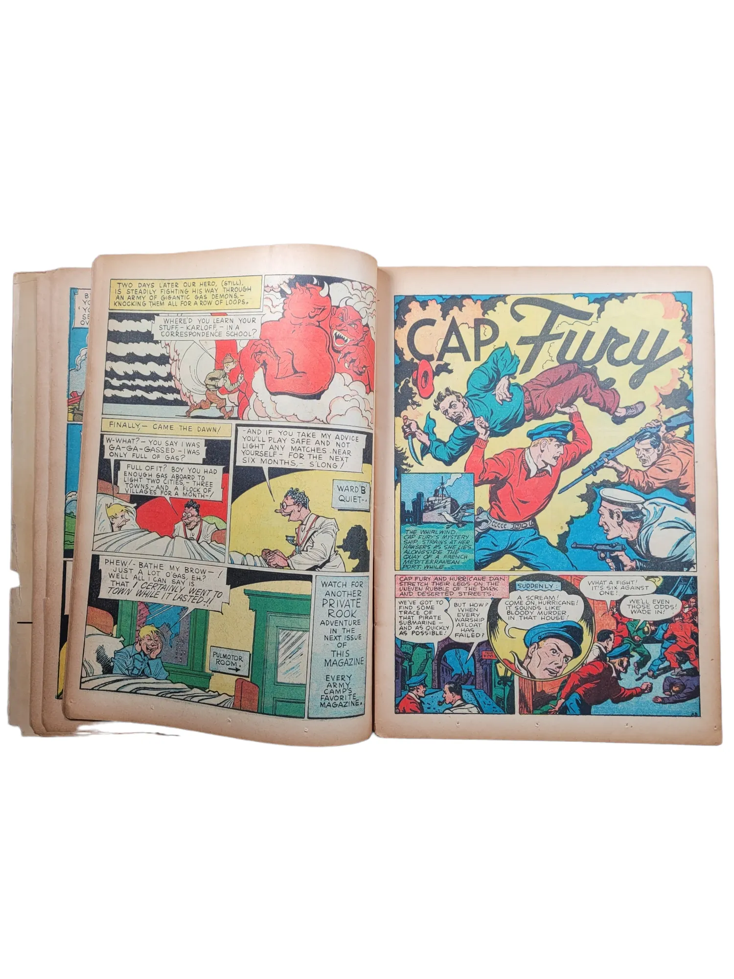 ARMY AND NAVY COMICS #2 SCARCE 1941 HITLER STORY TATTOO GGA COVER GOLDEN AGE