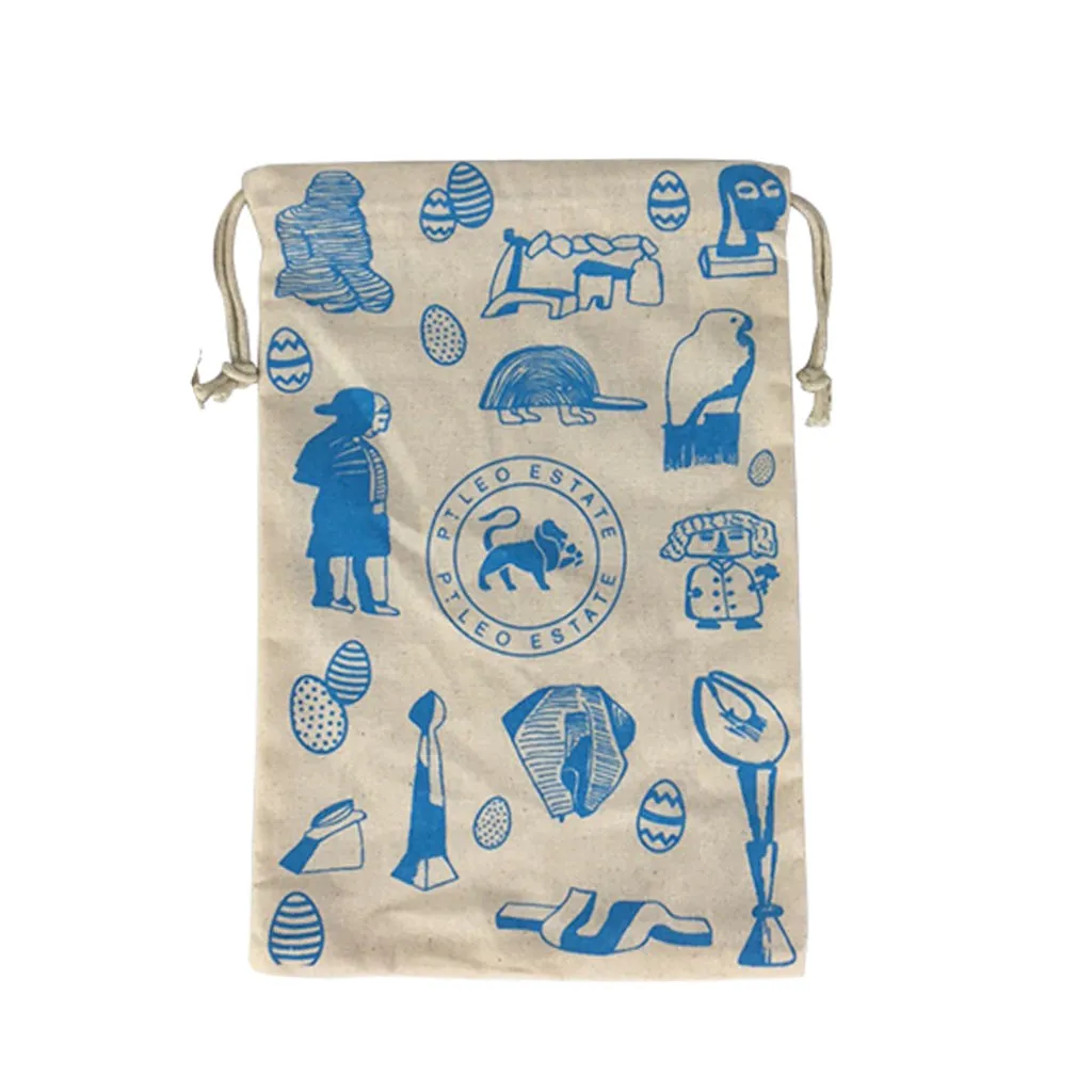 Calico Medium Drawstring  Bag(CA-08)