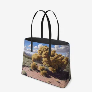 Chamisa Temple Leather Tote
