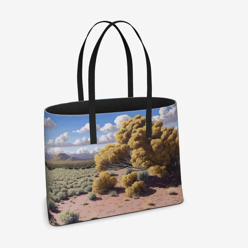 Chamisa Temple Leather Tote