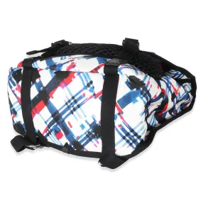 CHANEL Blue White Red Nylon Airline Backpack