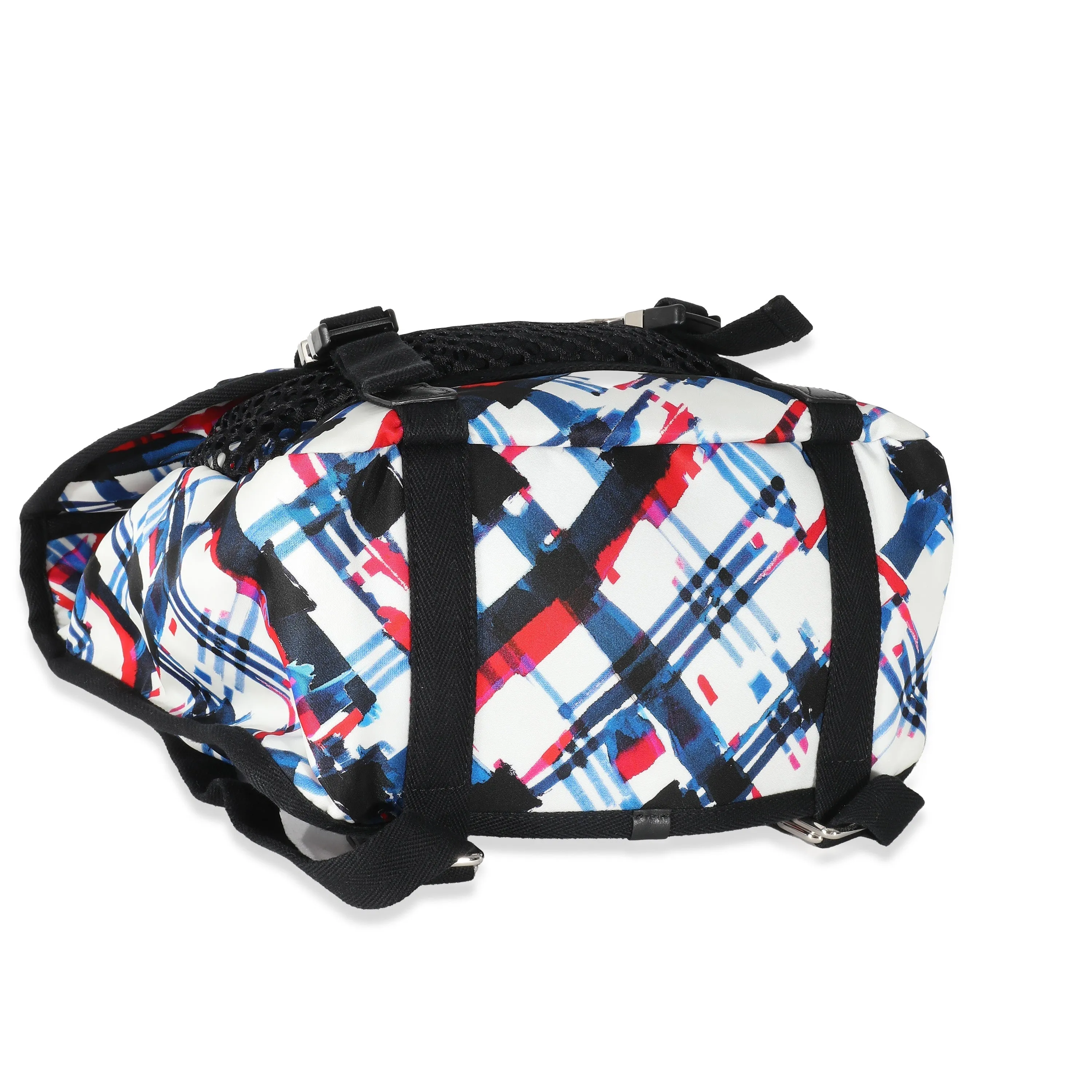 CHANEL Blue White Red Nylon Airline Backpack