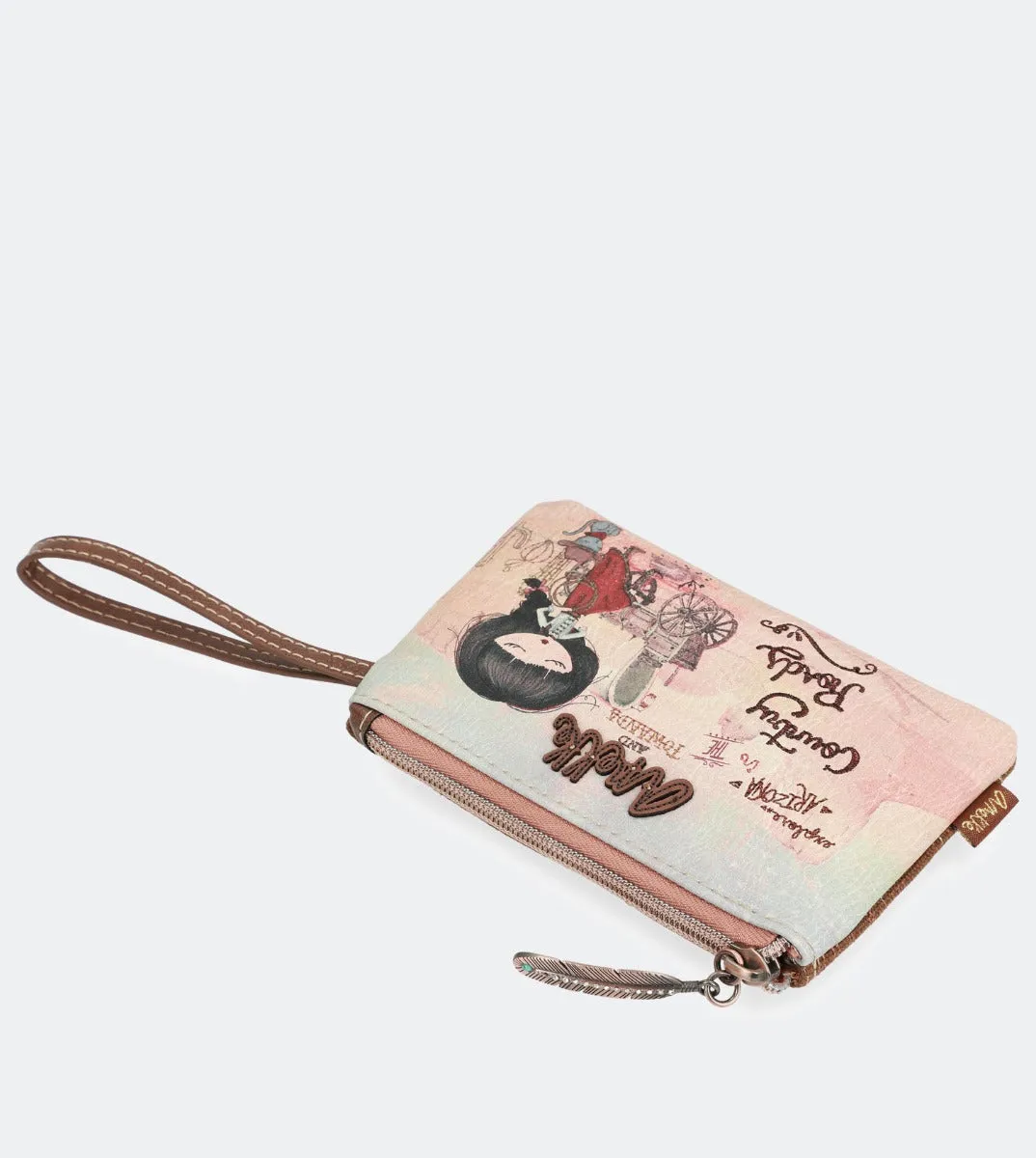 Country printed purse