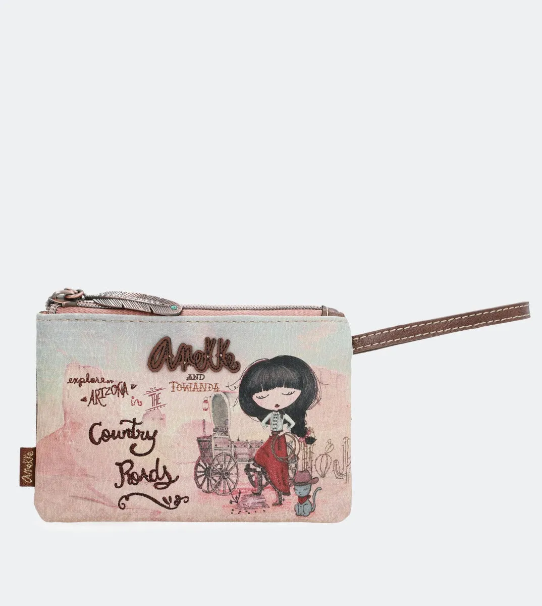 Country printed purse