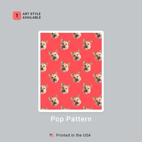 Custom Pet Art Duffel Bag