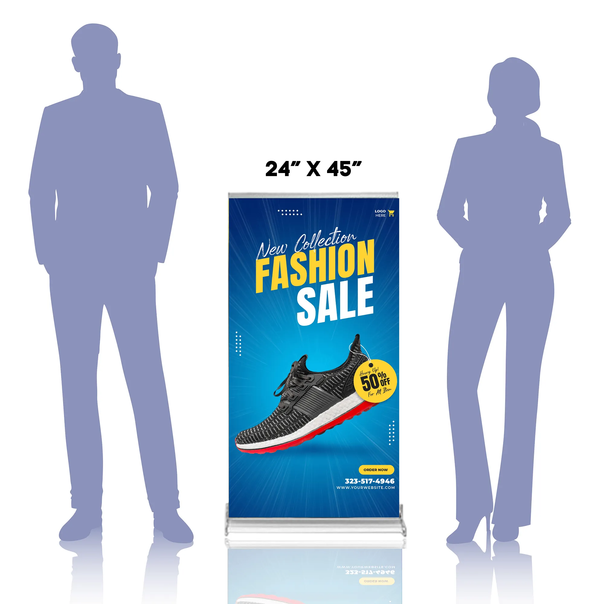 Custom Printed Vinyl Retractable Banner