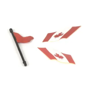 East Harbor Ferry Canadian Flags (2) & Red Flag
