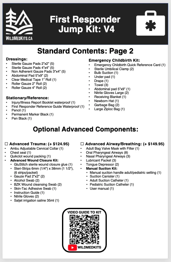 First Responder Jump Kit: V4