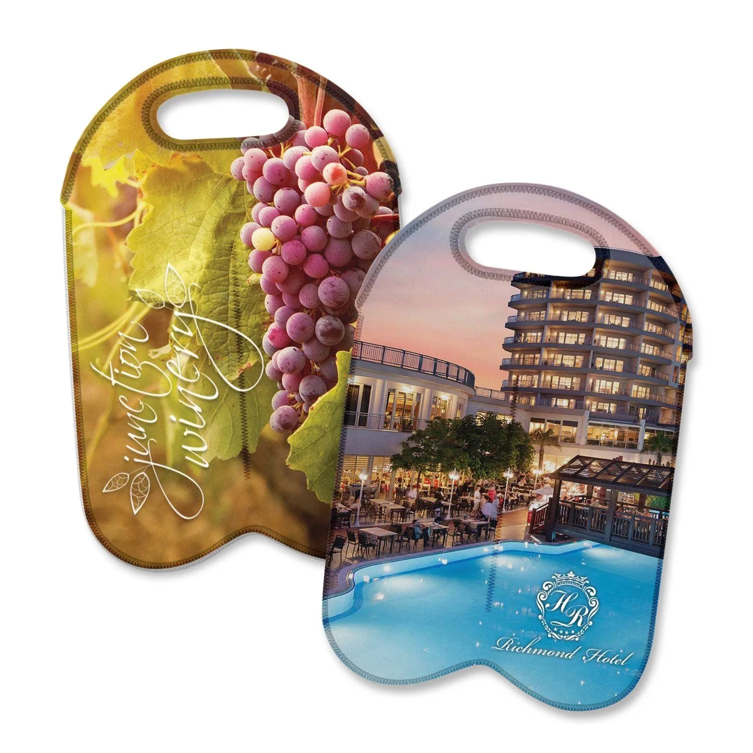 Full Colour Neoprene Double Wine Cooler(SNB-53T)