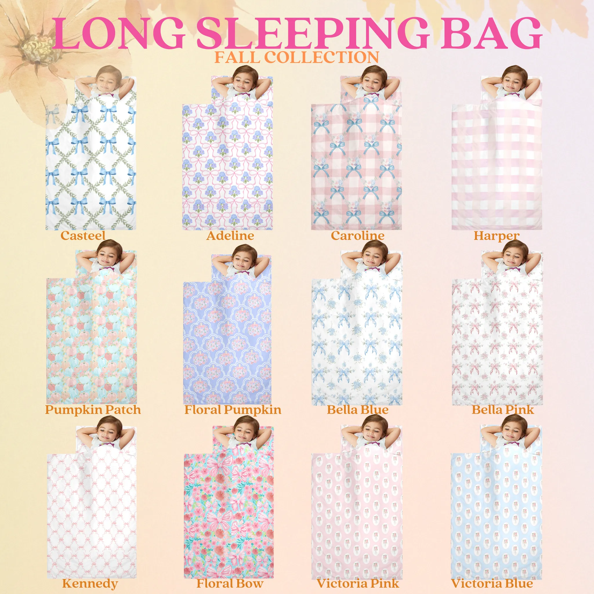 Kennedy Kids' Long Sleeping Bag | A Catchy Blend of Comfort & Style | Lightweight and Durable Sleeping Bag for Kids