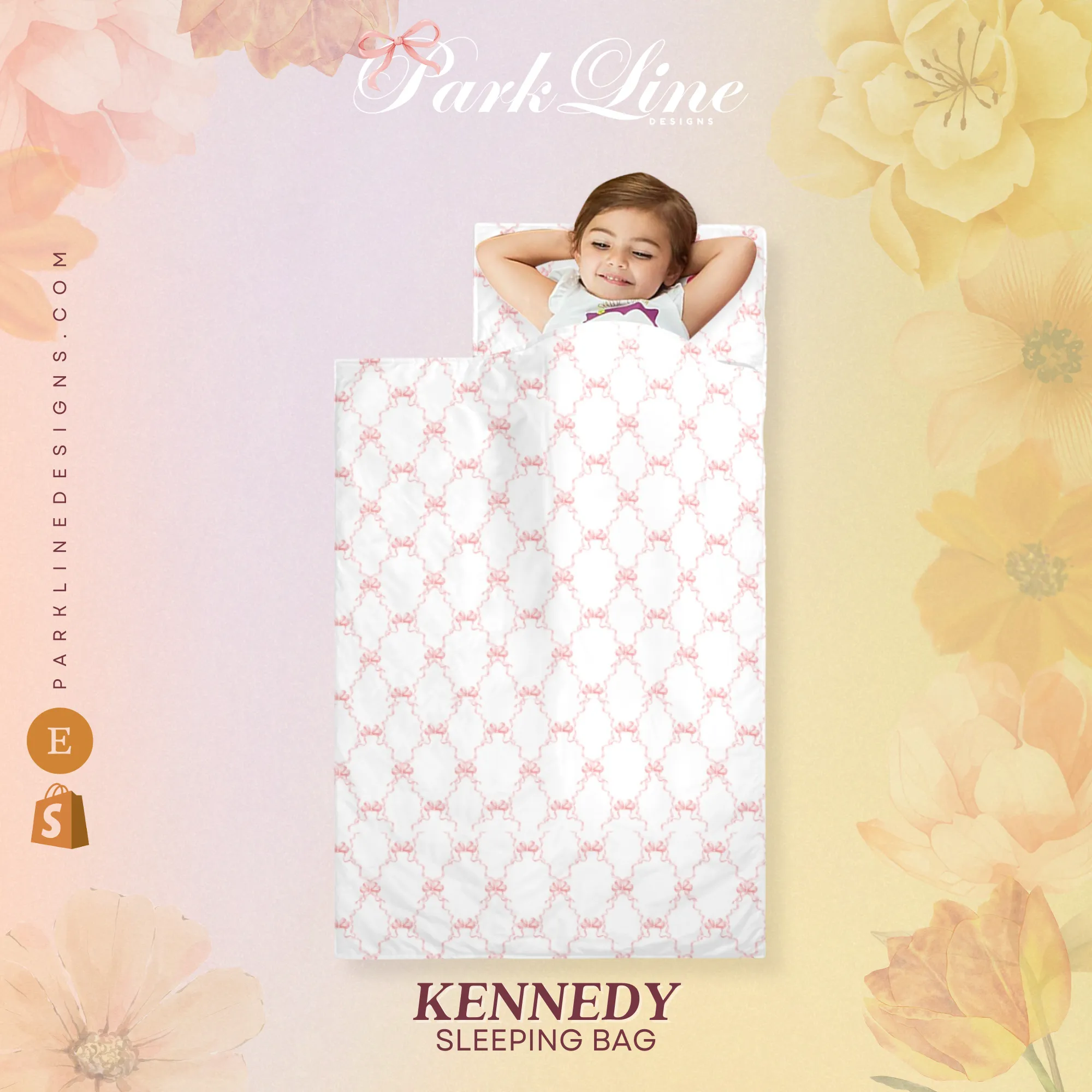 Kennedy Kids' Long Sleeping Bag | A Catchy Blend of Comfort & Style | Lightweight and Durable Sleeping Bag for Kids