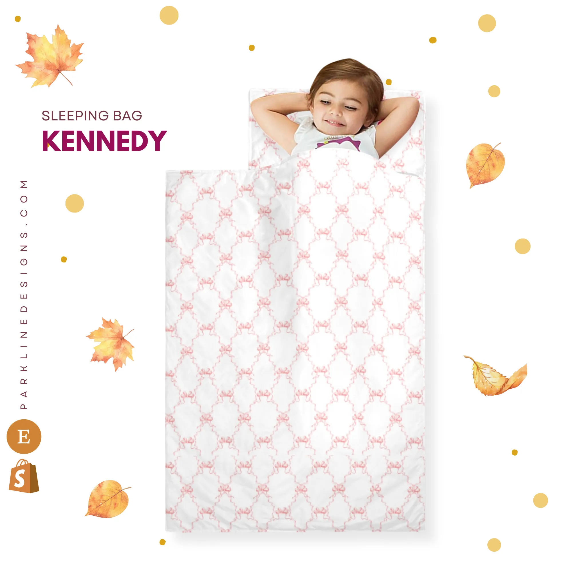 Kennedy Kids' Long Sleeping Bag | A Catchy Blend of Comfort & Style | Lightweight and Durable Sleeping Bag for Kids