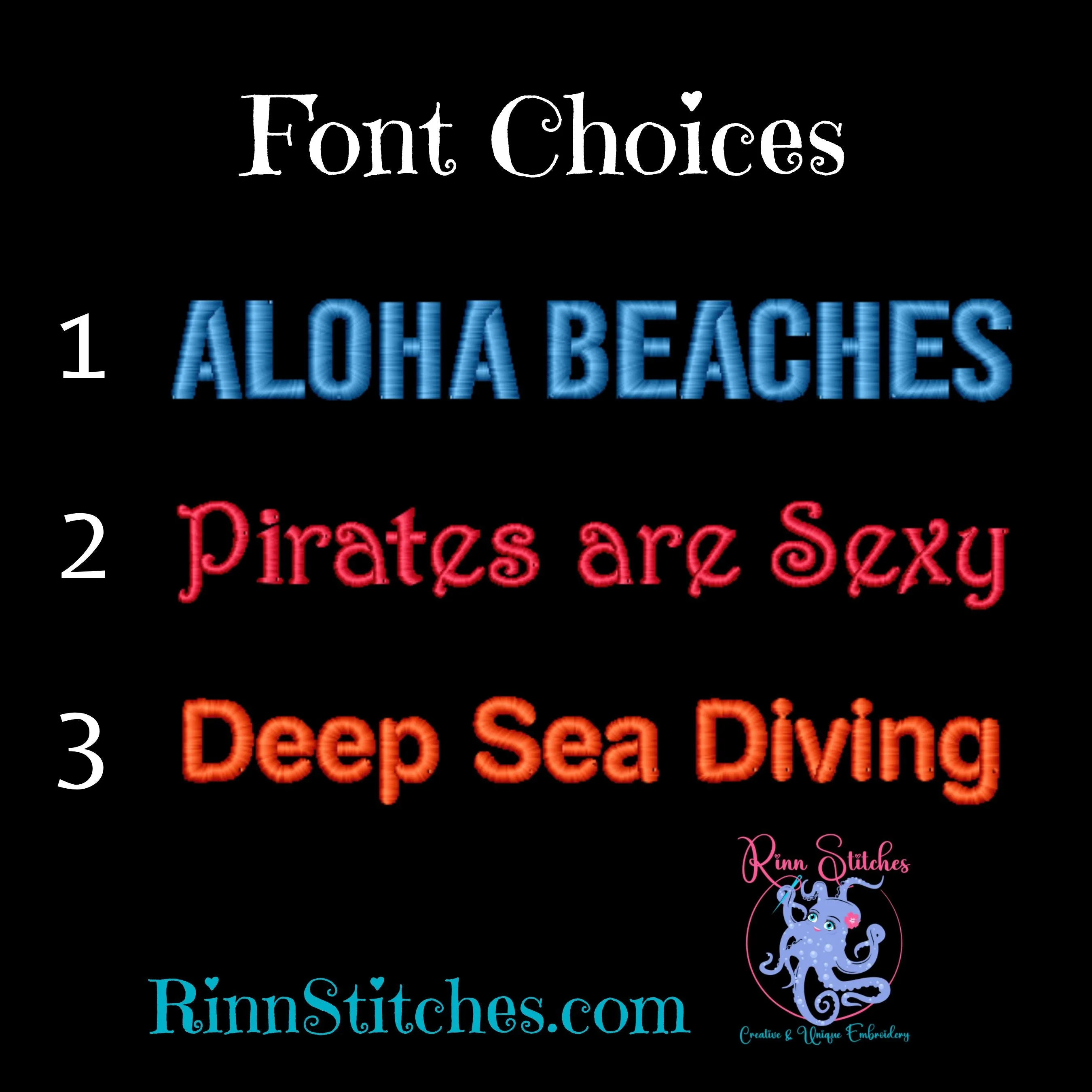 Luggage Tag, Gear Bag Tag, Scuba Diving Bag Tags - Choose any design on our site | Embroidered ID Tags for all your travel needs
