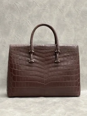 Men's Genuine Nile Crocodile Leather Briefcase