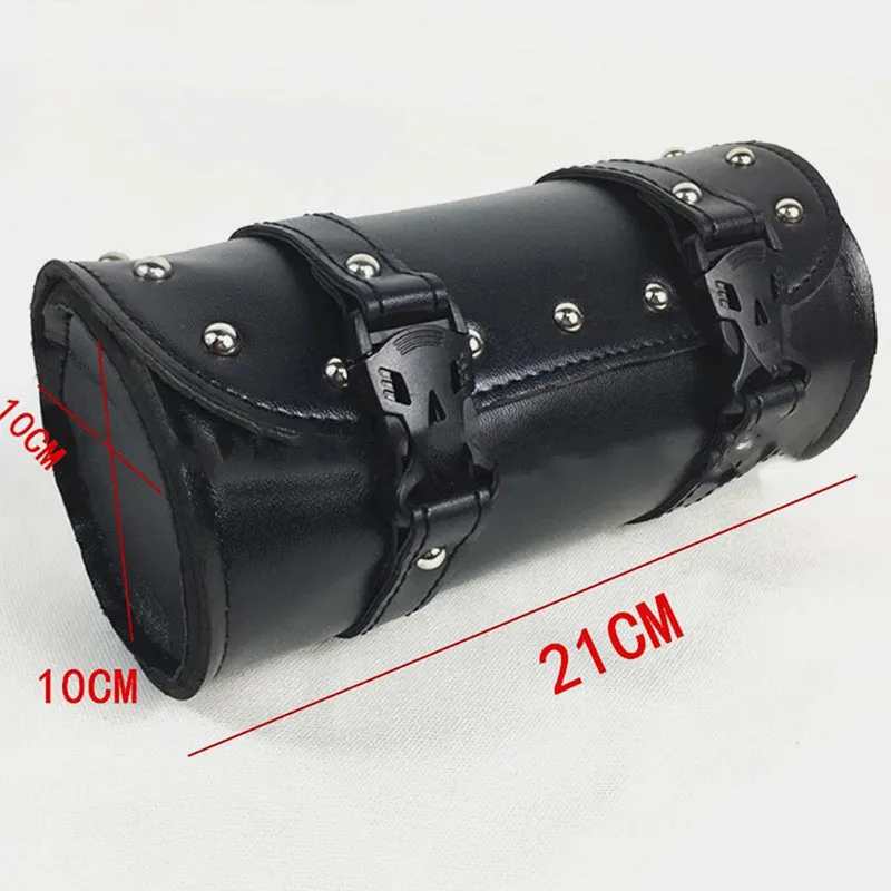 Motorcycle Handlebar Bag Roll Tool Bag Storage Bag