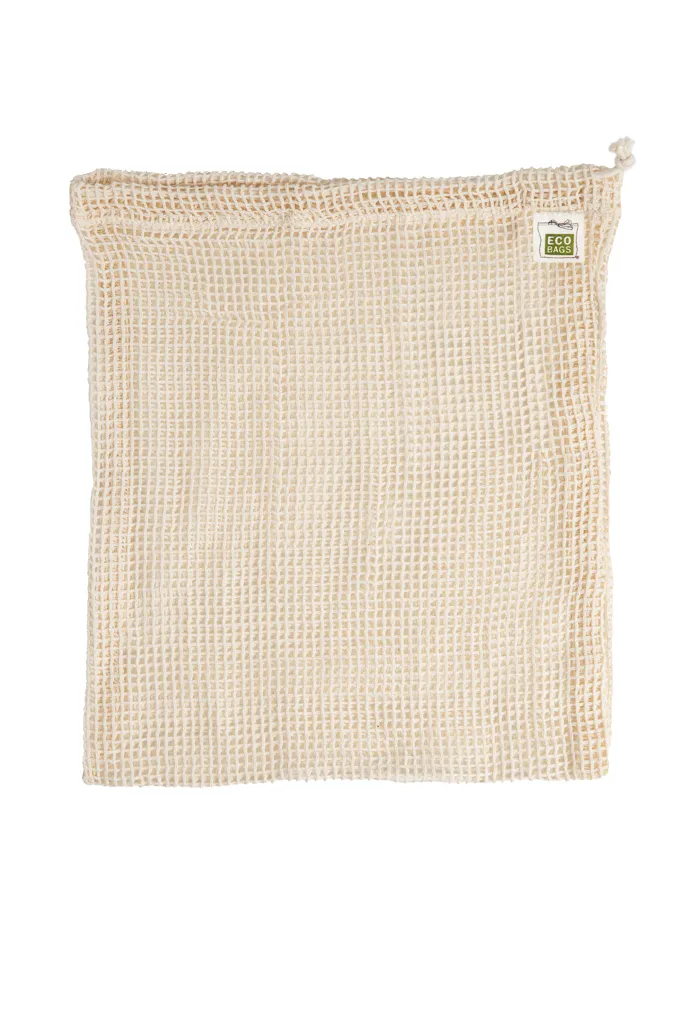 Organic Mesh Drawstring Bag | Medium
