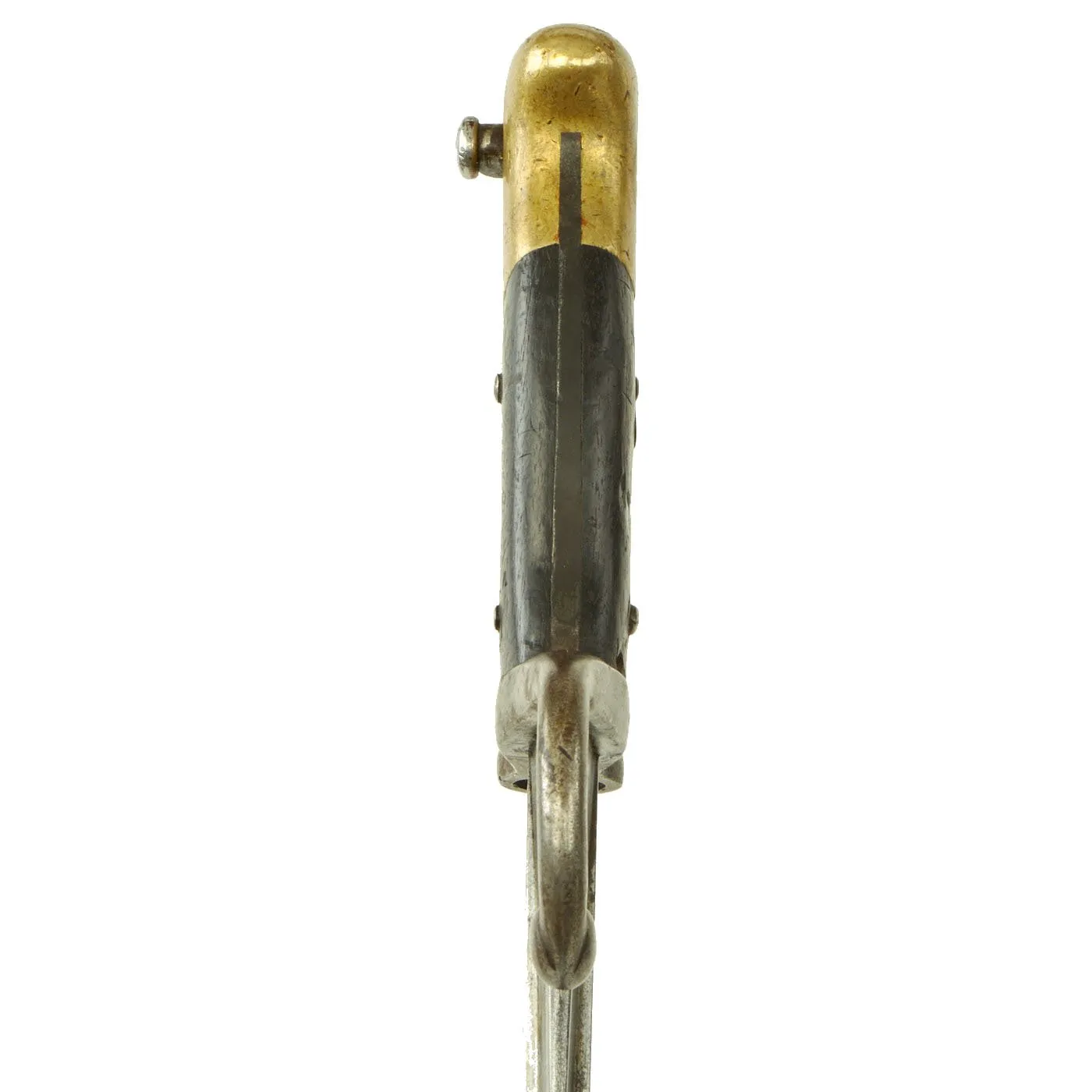 Original Austrian Ersatz Modified Kropatschek M.1878 Rifle Bayonet by Steyr with Scabbard - dated 1881