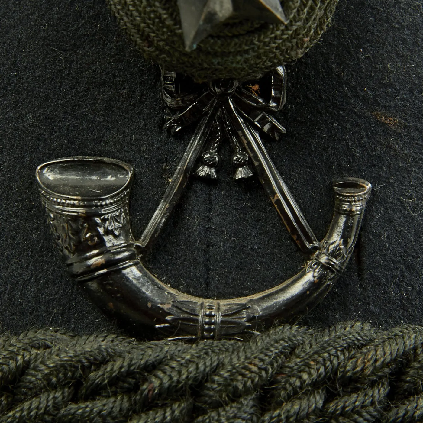 Original British Victorian Cameronians Scottish Rifles Shako