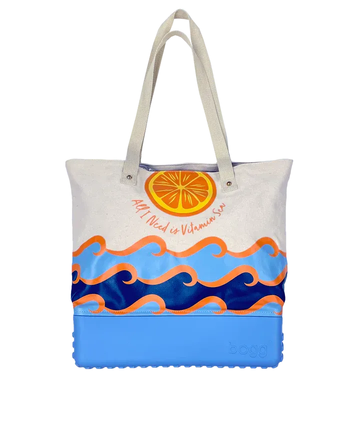 Printed Canvas Bogg Bag Vitamin Sea