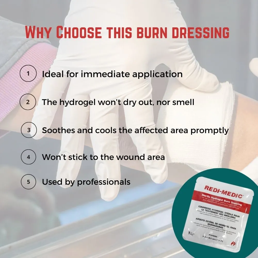 Redi-Medic 30x30-cm / 12x12-in 1 pc Sterile Burn Dressing