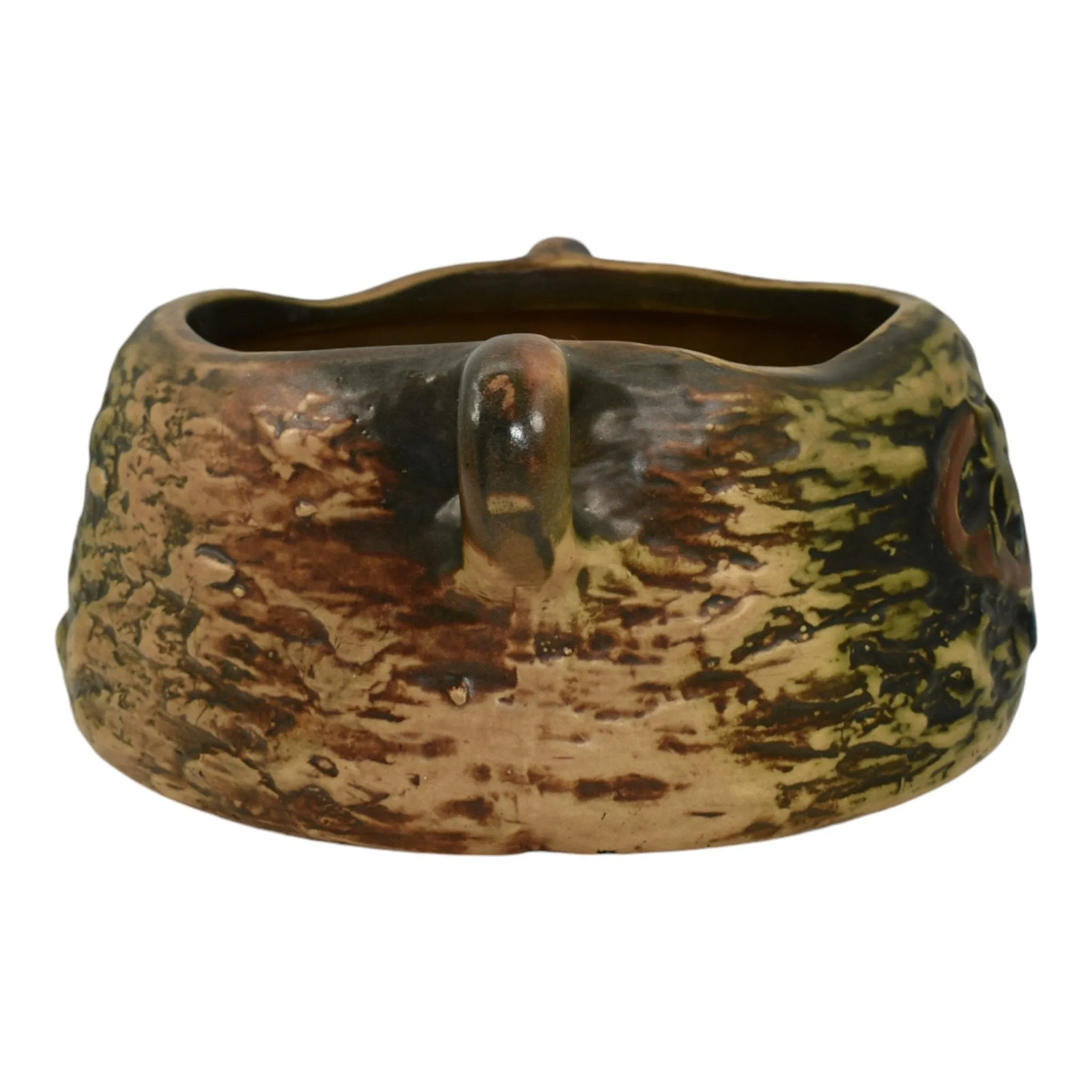 Roseville Imperial I 1921 Vintage Art Pottery Brown Green Ceramic Planter 251-7