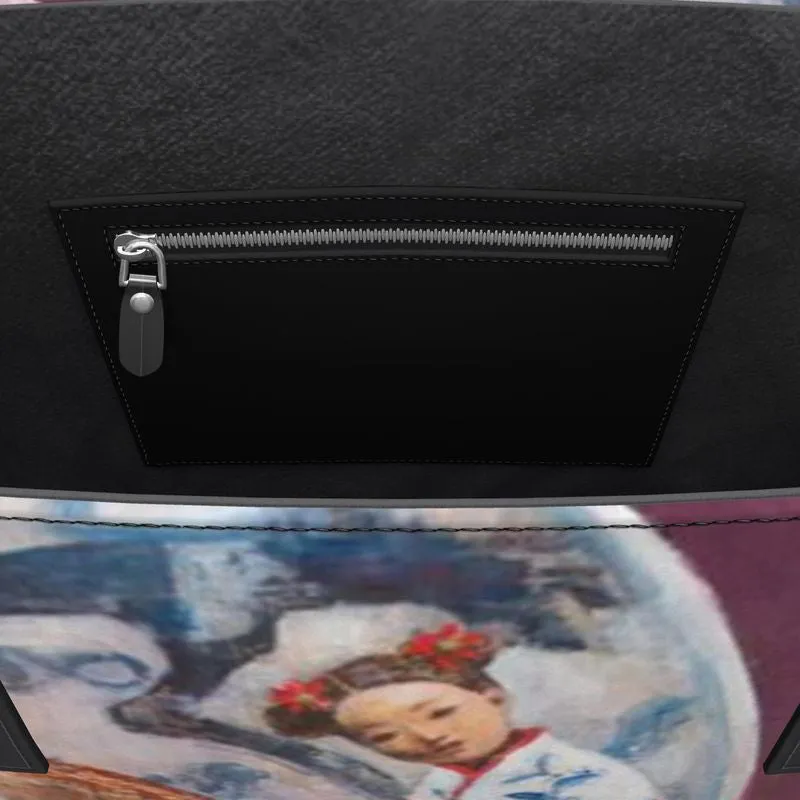 Spring Of Love Leather Tote