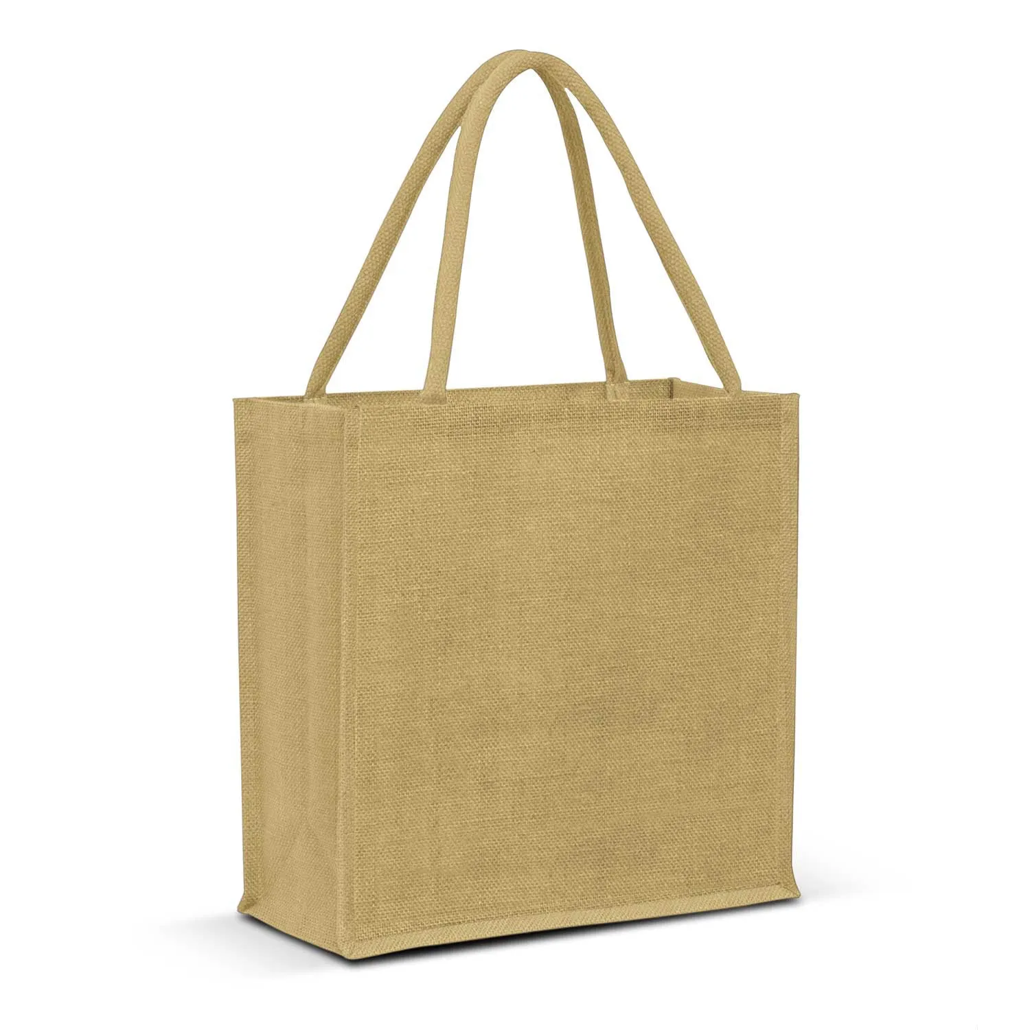 Stock Jute Square Shopper-Vivid(SJB-24T)