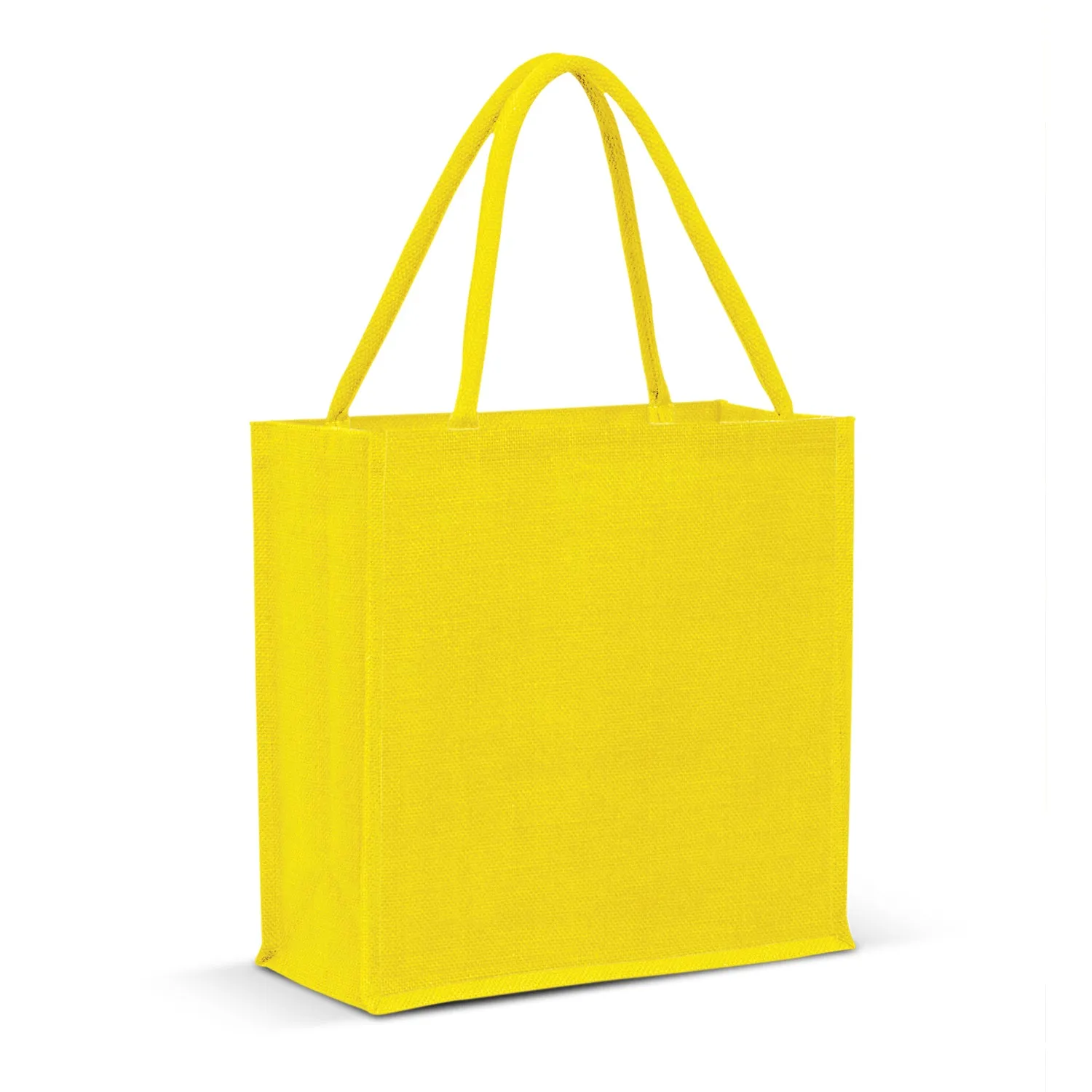 Stock Jute Square Shopper-Vivid(SJB-24T)