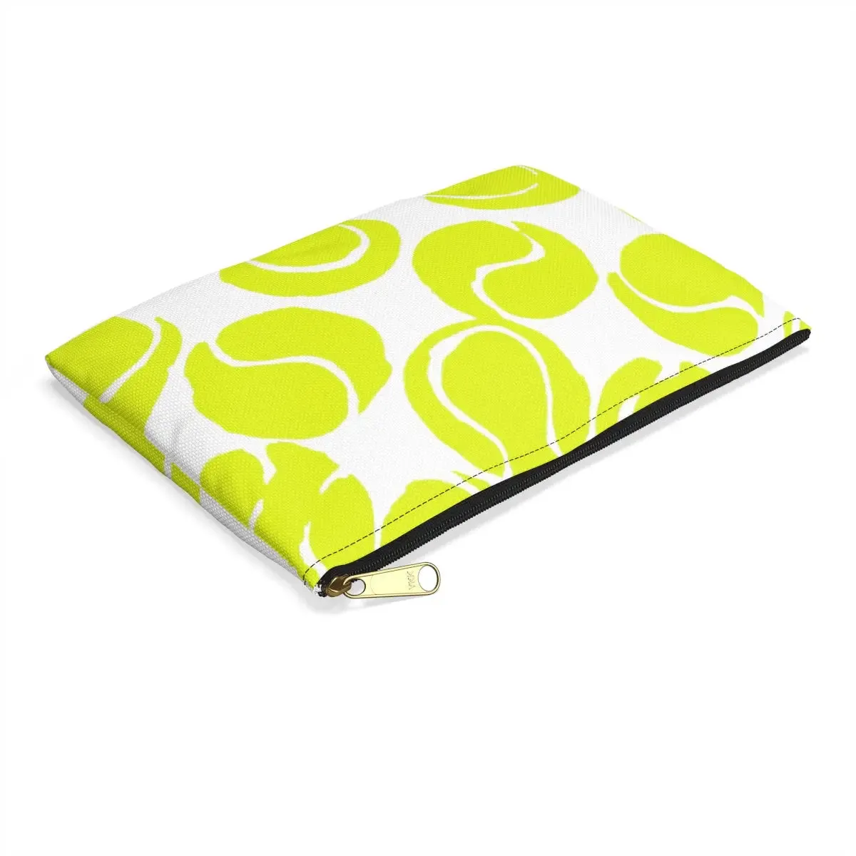 Tennis Ball Zipper Clutch