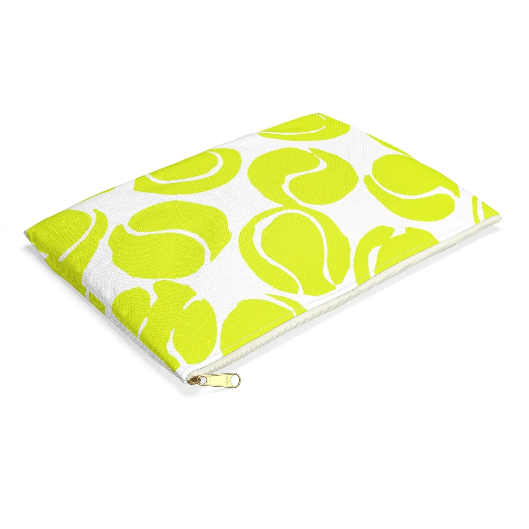 Tennis Ball Zipper Clutch