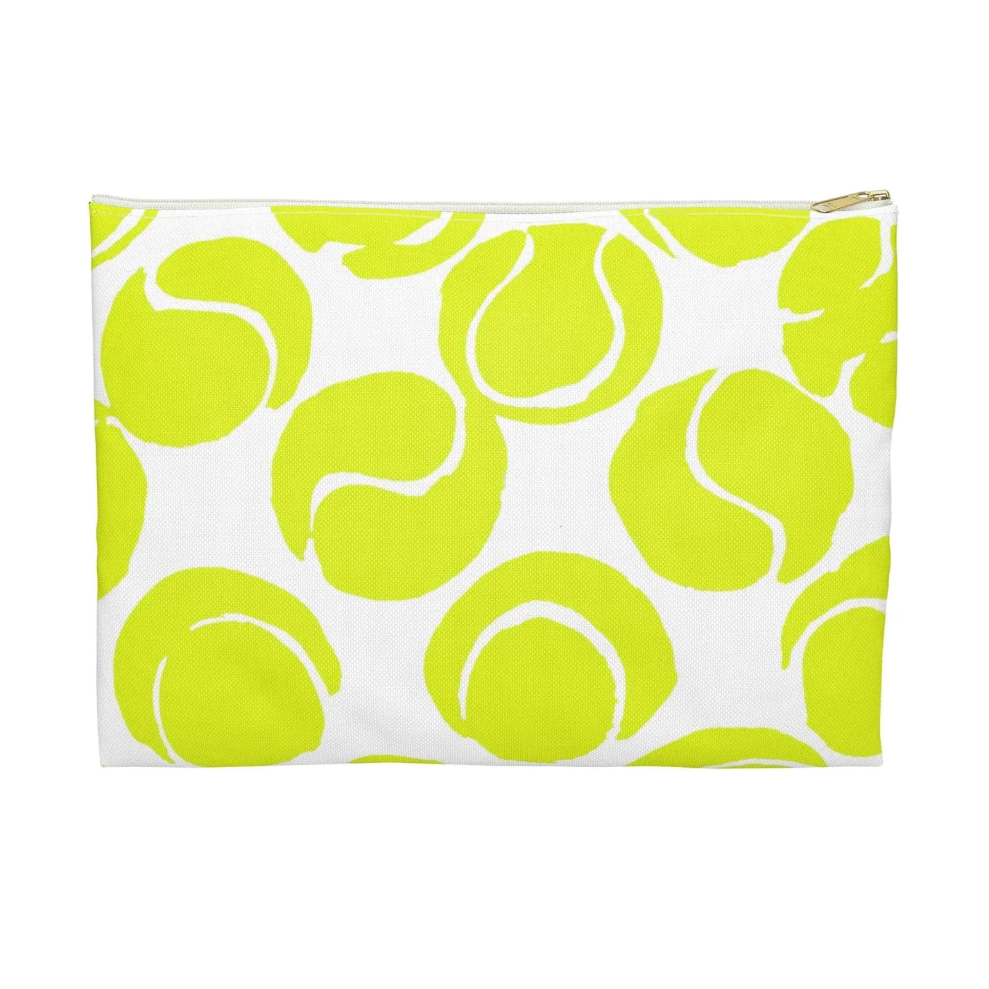 Tennis Ball Zipper Clutch