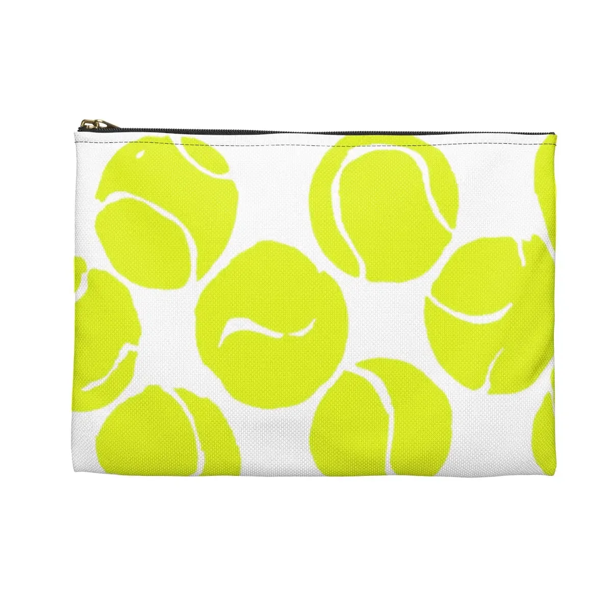 Tennis Ball Zipper Clutch