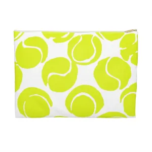 Tennis Ball Zipper Clutch