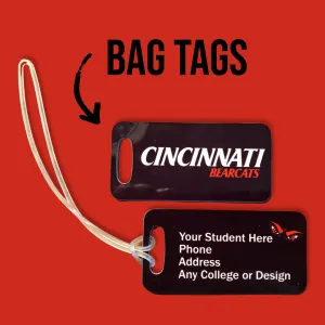 University of Cincinnati Custom Bag Tags