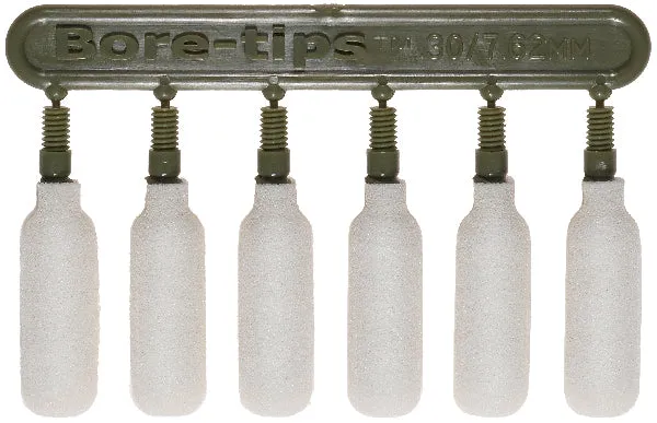 (Value Bag) .30cal/7.62mm Gun Cleaning Bore-tips® by Swab-its®: Barrel Cleaning Swabs: 41-3006